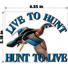 LIVE TO HUNT DUCK